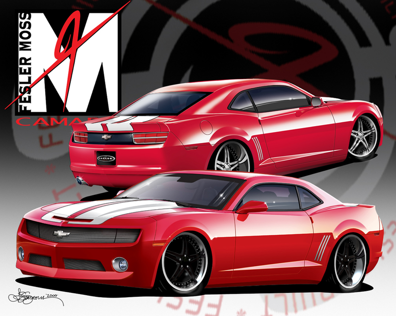 Illustration for article titled Fesler-Moss Builds A Corvette ZR1-Powered Camaro SS